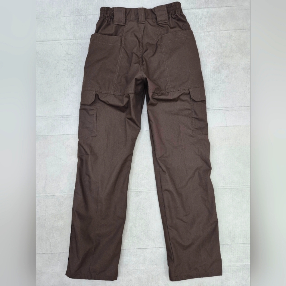 Propper tactical rip stop pants women's 28 chocolate brown double knee cargo - Picture 2 of 10